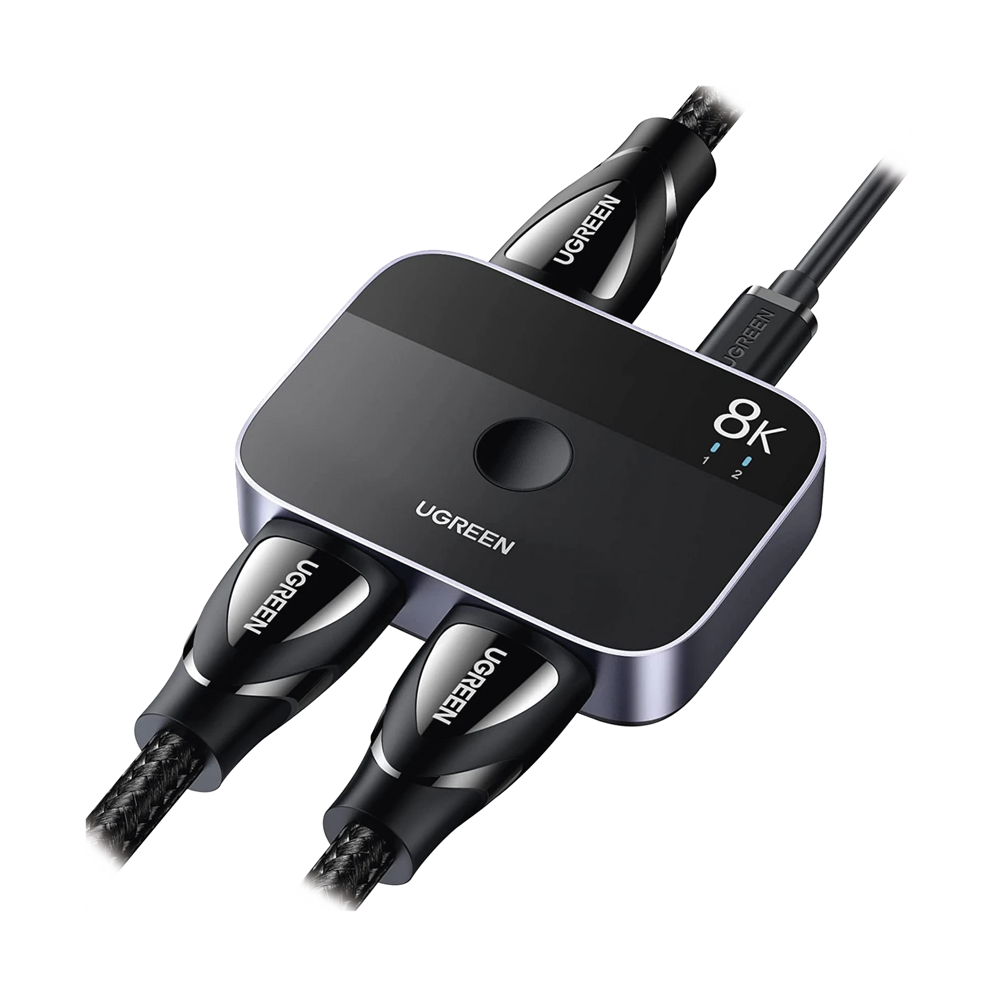 CONMUTADOR HDMI 2.1 8K @60HZ | HDMI SPLITTER 2 ENTRADAS A 1 SALIDA | SOPORTA 4K @120HZ 1080P @240HZ 3D | HDR DOLBY | ALTA VELOCIDAD 48GBPS | FORMATOS DE AUDIO LPCM/DTS/DSD, 2,0/2,1/5,1/7,1 CANALES.-Accesorios Generales-UGREEN-Bsai Seguridad & Controles
