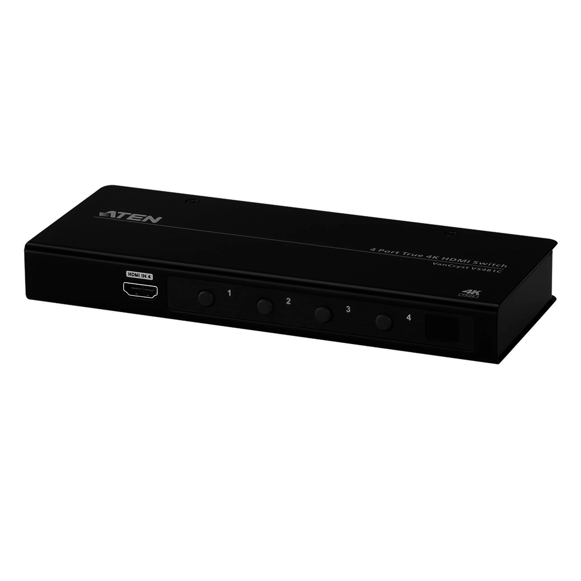 CONMUTADOR HDMI 4K VERDADERO DE 4 PUERTOS-ProAV-ATEN-VS481C-Bsai Seguridad & Controles