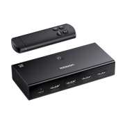 CONMUTADOR HDMI SWITCH 4@60HZ | 3 ENTRADAS A 1 SALIDA | 3D | HDR | DOLBY ATMOS | DTS5.1/7.1 | HDCP2.2 | PCM2.0 | HDMI2.0 | REDUCE EL RETRASO Y LA PERDIDA DE FOTOGRAMAS | INCLUYE CONTROL REMOTO.-Accesorios Generales-UGREEN-Bsai Seguridad & Controles