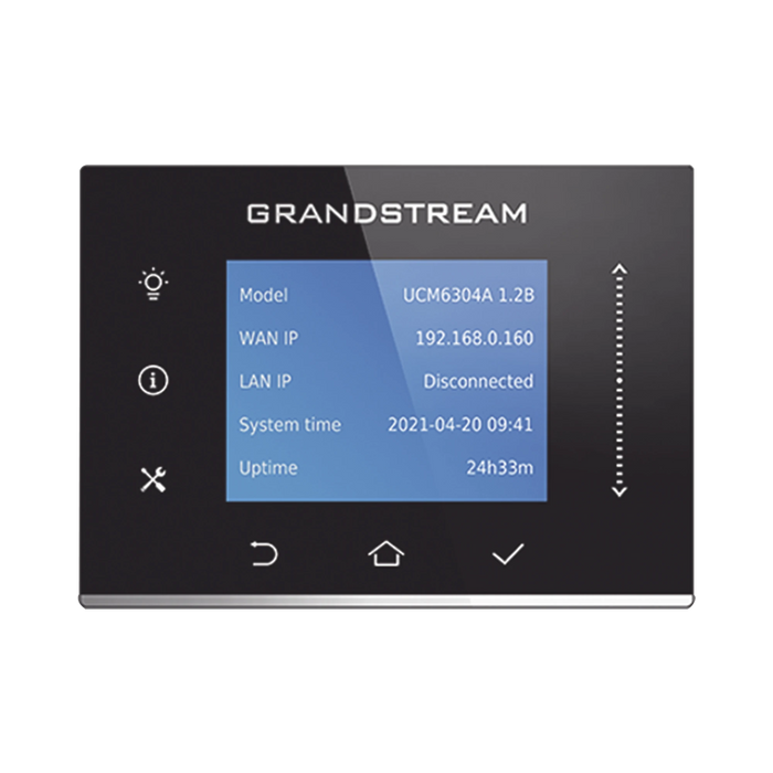 CONMUTADOR IP-PBX 1000 USUARIOS, 4FXO, 4FXS, HASTA 150 LLAMADAS SIMULTANEAS, SOLUCIÓN PARA PYMES-VoIP y Telefonía IP-GRANDSTREAM-UCM6304A-Bsai Seguridad & Controles