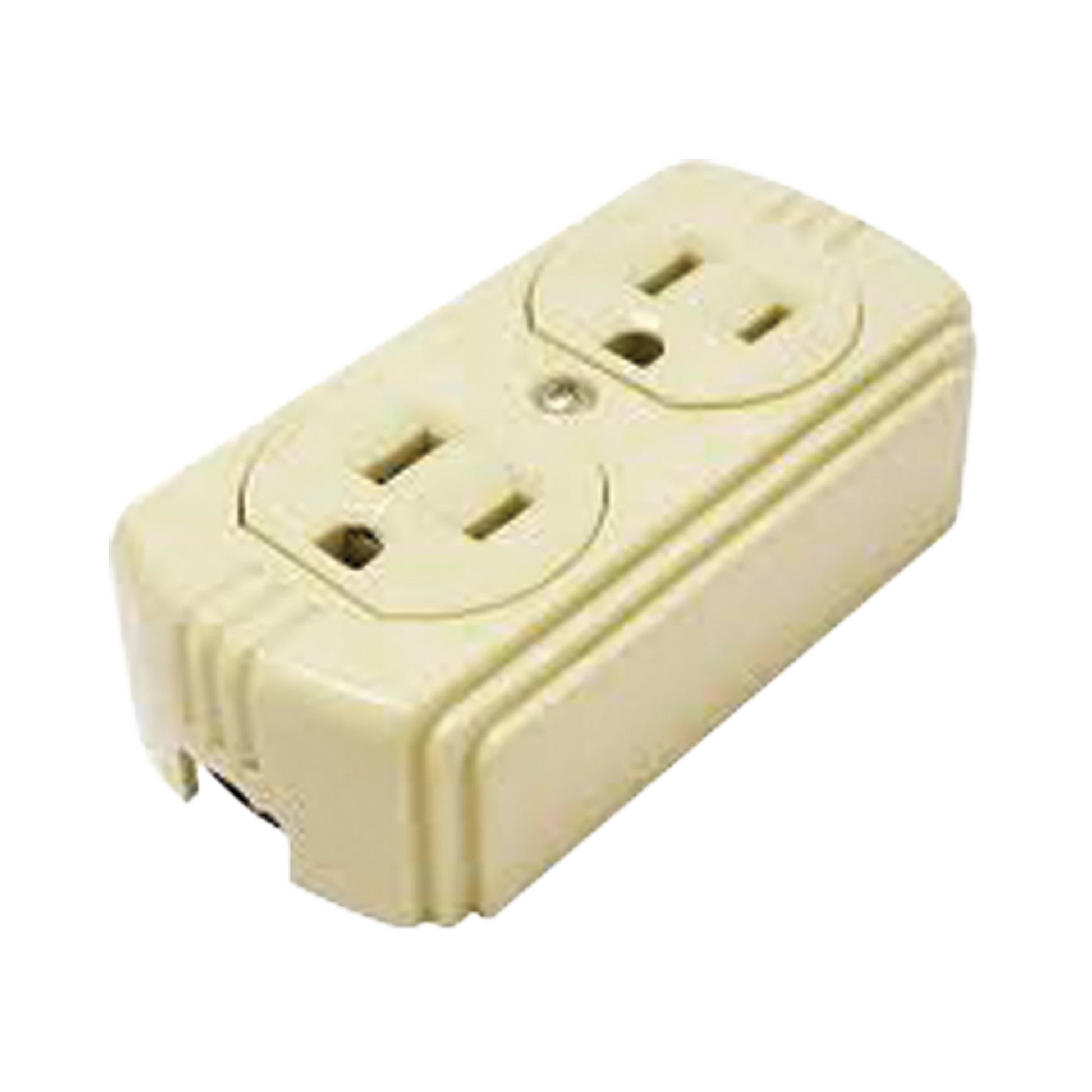 CONTACTO DÚPLEX 127 VCA, 15 A MAX. PARA SOBREPONER (SIN PERFORAR LA SUPERFICIE).-Herramientas-SURTEK-Bsai Seguridad & Controles