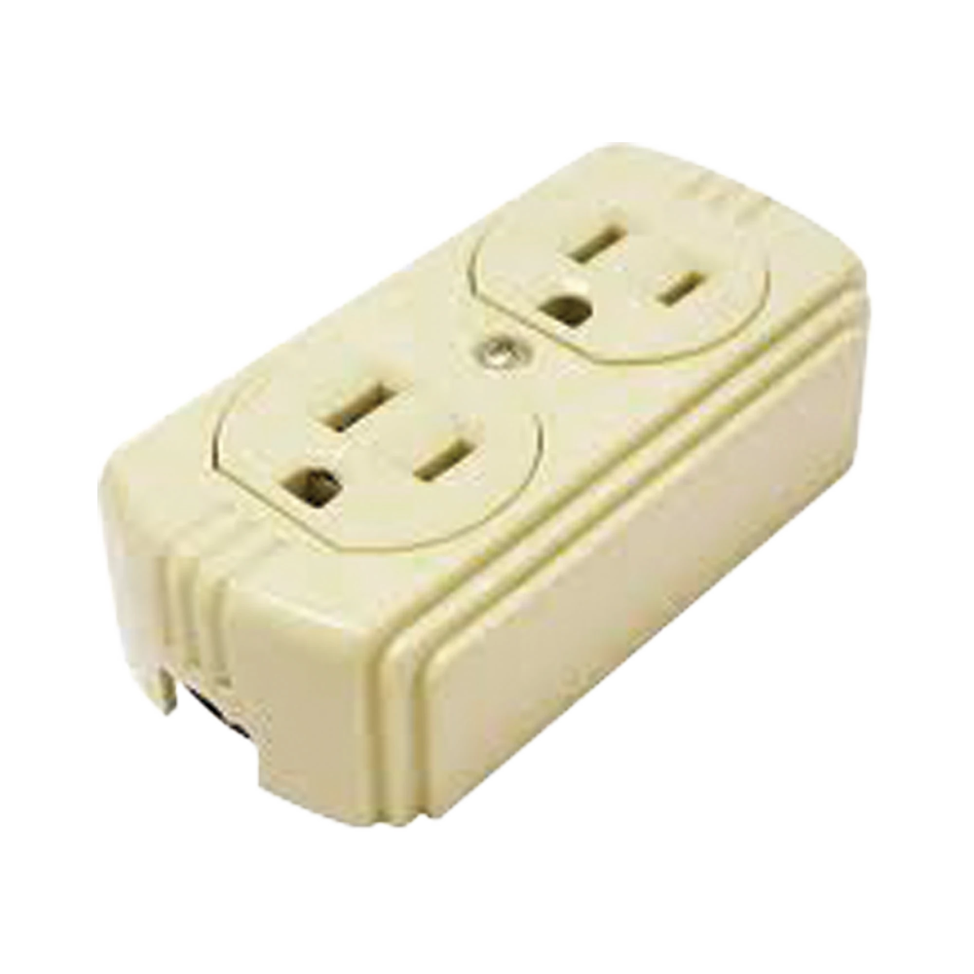 CONTACTO DÚPLEX 127 VCA, 15 A MAX. PARA SOBREPONER (SIN PERFORAR LA SUPERFICIE).-Herramientas-SURTEK-Bsai Seguridad & Controles