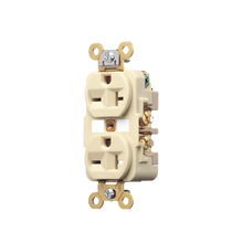 CONTACTO DÚPLEX 20 A 250 V / 2 POLOS 3 HILOS / NEMA 6-20R / GRADO INDUSTRIAL /COLOR MARFIL.-Área Eléctrica-HUBBELL-Bsai Seguridad & Controles