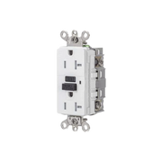 CONTACTO GFCI 20 A 125 V / RESISTENTE A INTEMPERIE / A PRUEBA DE MANIPULACIONES / COLOR BLANCO (NEMA 5-20R) / GRADO INDUSTRIAL.-Área Eléctrica-HUBBELL-HUB-GFS-G5362-W-Bsai Seguridad & Controles