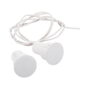 CONTACTO MAGNÉTICO UL CE PARA PUERTAS Y VENTANAS METÁLICAS, ALUMINIO Y MADERA DE EMPOTRAR COLOR BLANCO-Detectores / Sensores-SFIRE-Bsai Seguridad & Controles