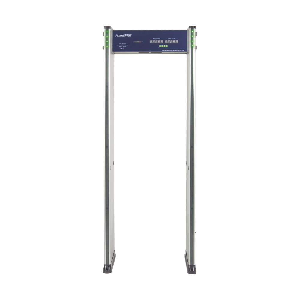 DETECTOR DE METALES DE 6 ZONAS/ USO EN INTERIOR/ CONTADOR DE ALARMAS Y PERSONAS-Detectores de Metales-ACCESSPRO-Bsai Seguridad & Controles