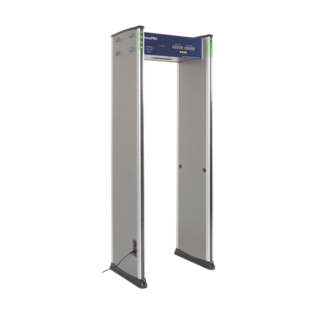DETECTOR DE METALES DE 6 ZONAS/ USO EN INTERIOR/ CONTADOR DE ALARMAS Y PERSONAS-Detectores de Metales-ACCESSPRO-Bsai Seguridad & Controles