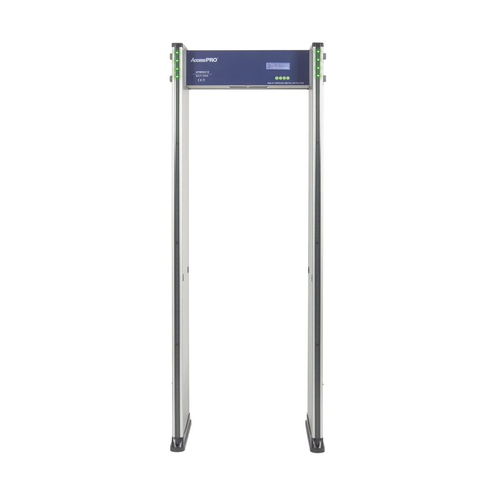 DETECTOR DE METALES DE 18 ZONAS/ USO EN INTERIOR/PROGRAMACIÓN CON CONTROL REMOTO / CONTADOR DE PERSONAS-Detectores de Metales-ACCESSPRO-Bsai Seguridad & Controles