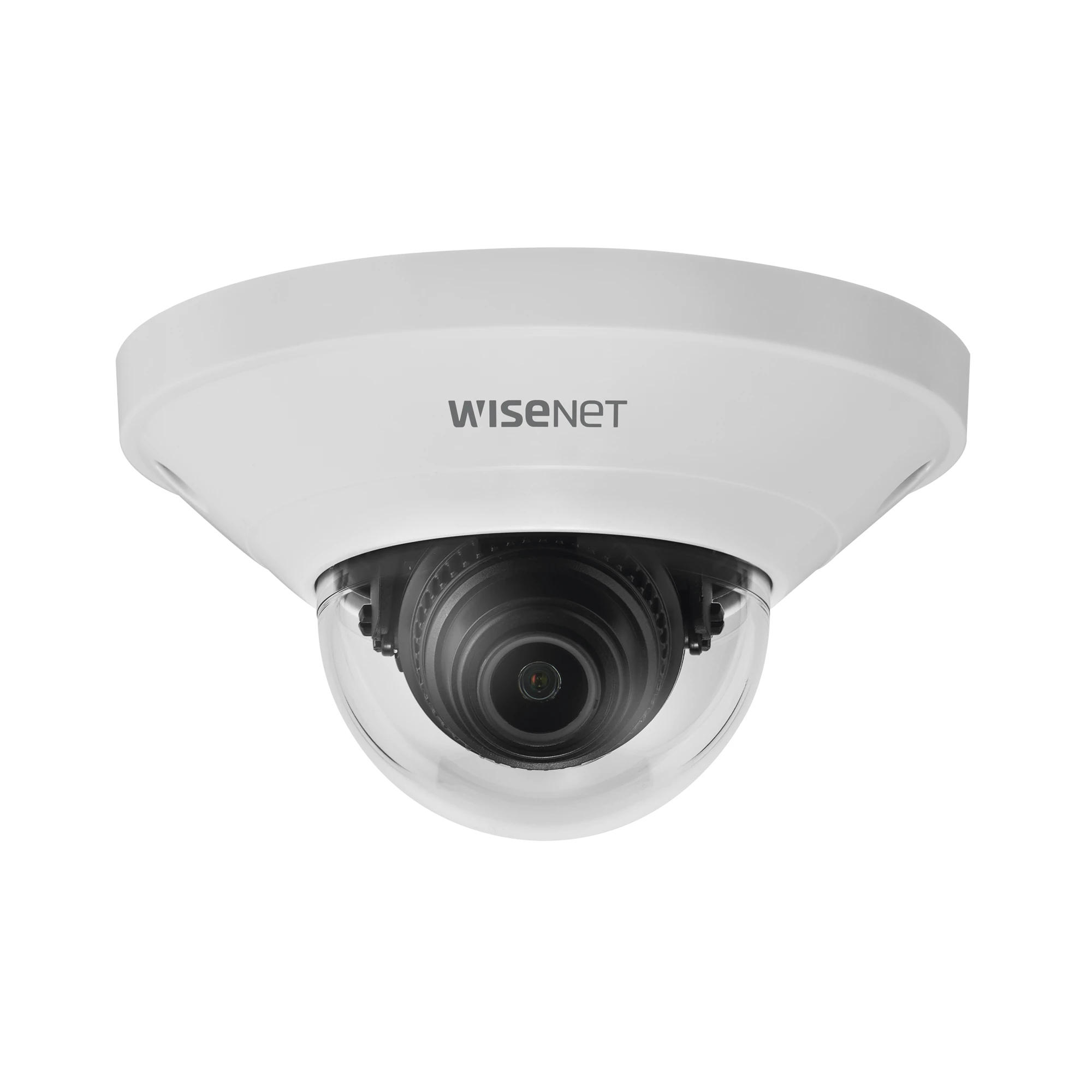 CÁMARA IP TIPO DOMO INTERIOR 2 MEGAPÍXEL / LENTE 4 MM / WDR 120DB / H.265 & WISESTREAM / CONTEO DE PERSONAS-Cámaras IP-HANWHA TECHWIN WISENET-Bsai Seguridad & Controles