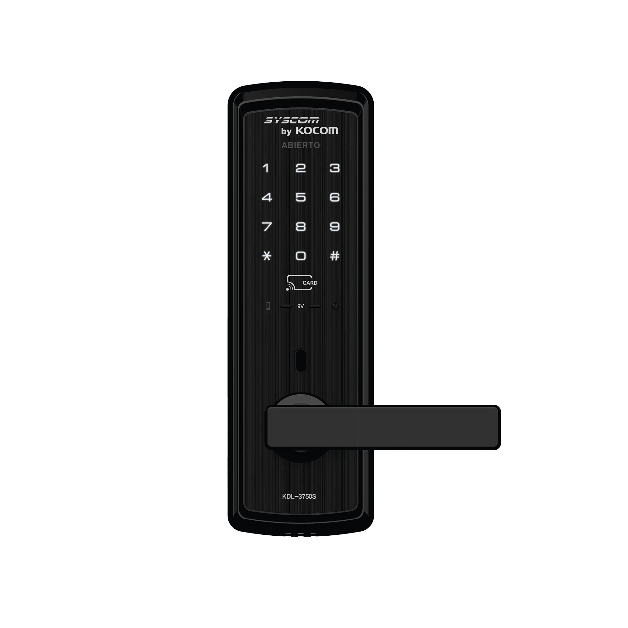 CERRADURA INTELIGENTE CON APERTURA A TRAVÉS DE APP / CÓDIGO PARA VISITANTES/50 TARJETAS/ CONTRASEÑAS-Cerraduras-KOCOM-Bsai Seguridad & Controles