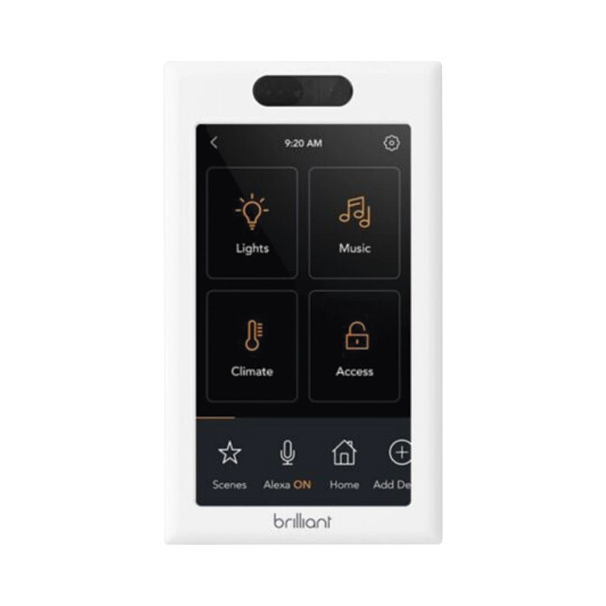 CONTROL DE ILUMINACIÓN TOUCH DESDE SU PANTALLA EN PARED-Automatización - Casa Inteligente-BRILLIANT-Bsai Seguridad & Controles