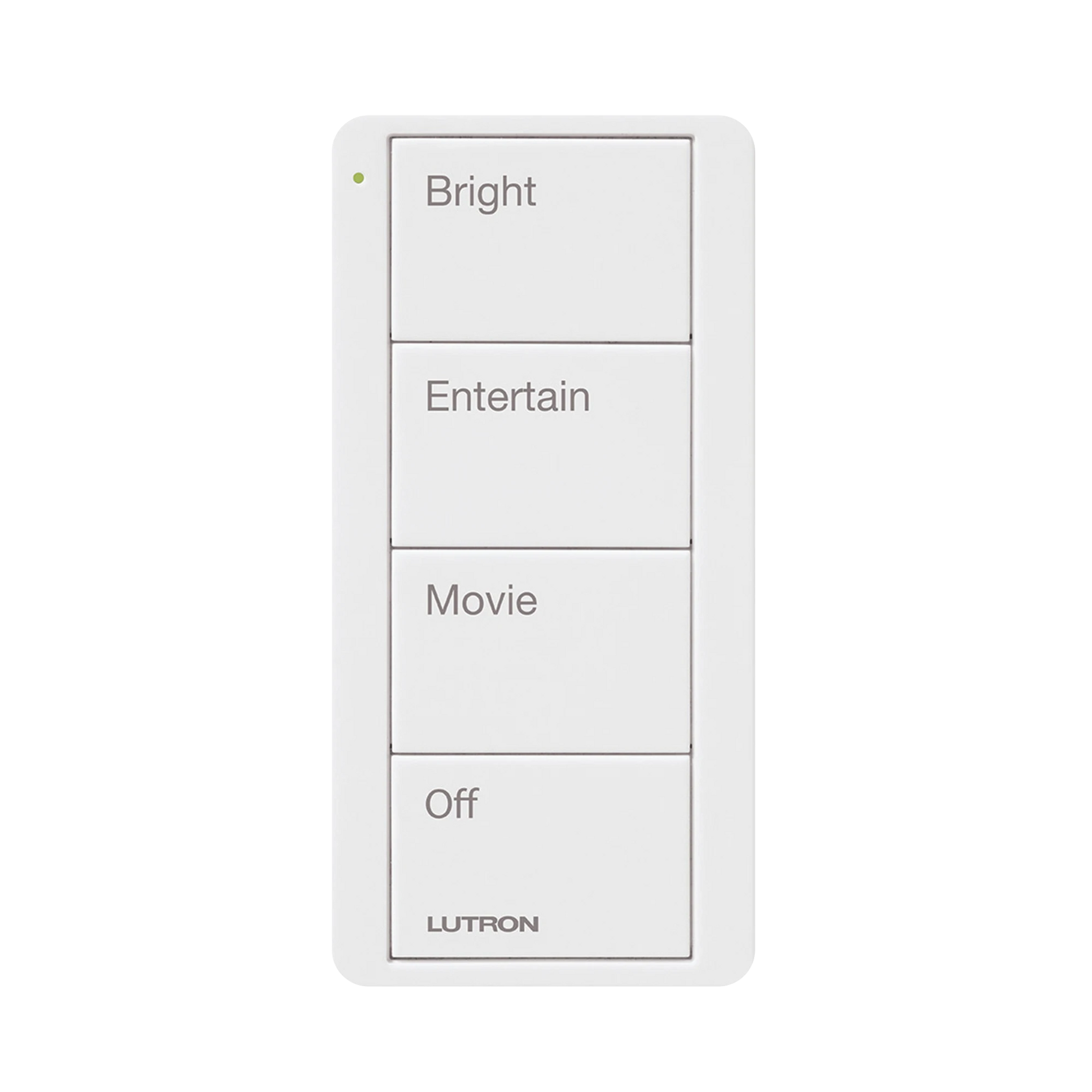 CONTROL INALAMBRICO PICO, 4 BOTONES PARA CON ESCENAS YA PREDEFINIDAS Y GRABADO.-Automatización - Casa Inteligente-LUTRON ELECTRONICS-Bsai Seguridad & Controles