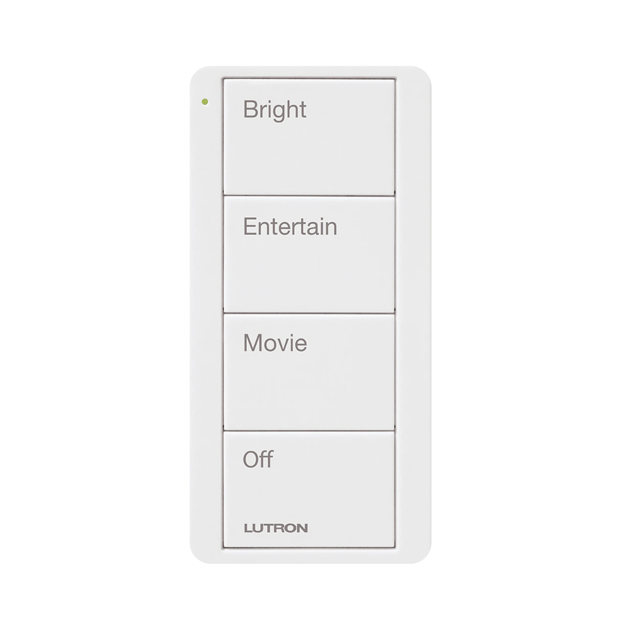 CONTROL INALAMBRICO PICO, 4 BOTONES PARA CON ESCENAS YA PREDEFINIDAS Y GRABADO.-Automatización - Casa Inteligente-LUTRON ELECTRONICS-Bsai Seguridad & Controles