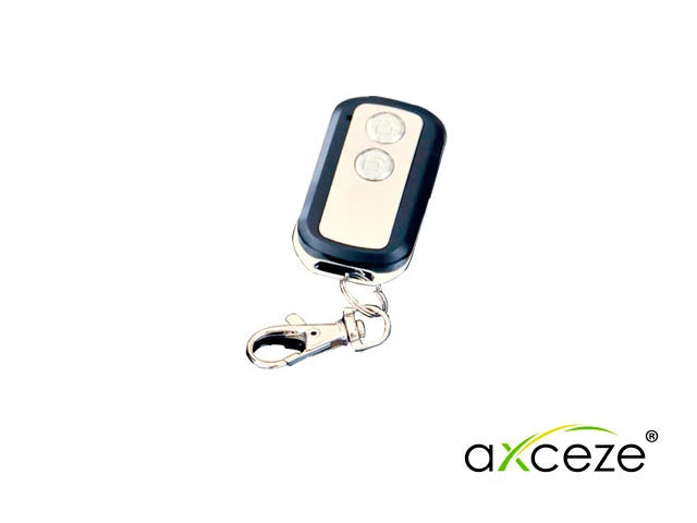 CONTROL REMOTO AXCEZE AX-TRANS10 FRECUENCIA DE OPERACIÓN 433.92MHZ CONFIGURABLE POR MEDIO DE JUMPER ALCANCE MÁXIMO 50M COMPATIBLE CON LOS RECEPTORES AX-REC10-Acceso-AXCEZE-Bsai Seguridad & Controles