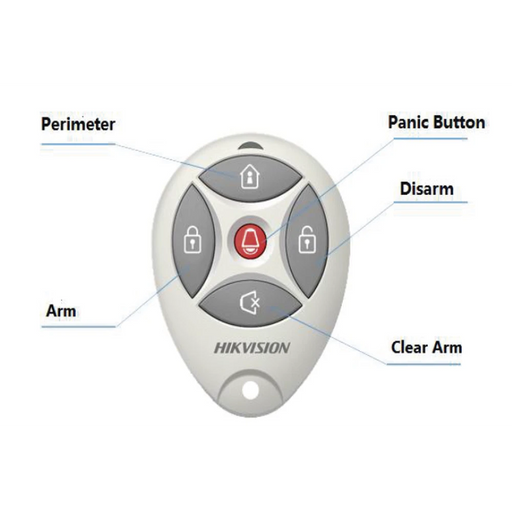 CONTROL REMOTO PARA PANEL DE ALARMA HIKVISION-Detectores / Sensores-HIKVISION-DS-19K00-Y-Bsai Seguridad & Controles