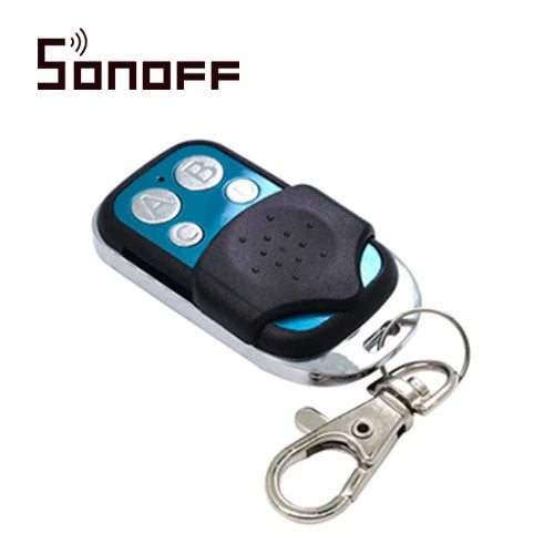 CONTROL REMOTO RF SONOFF REMOTE 433 4 BOTONES TAPA DESLIZABLE BATERIA 27A FRECUENCIA 433.92 MHZ CODIGO FIJO-Automatizacion - Casa Inteligente-SONOFF-RF REMOTE 433 MHZ-Bsai Seguridad & Controles