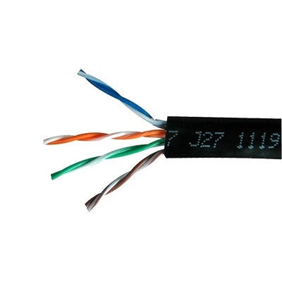 BOBINA DE CABLE DE 305 METROS, UTP CAT6 RISER, DE COLOR NEGRO, UL, CMR SPNLS, PROBADO A 350 MHZ, PARA APLICACIONES DE CCTV / REDES DE DATOS/ IP MEGAPIXEL / CONTROL RS485, APLICACIÓN PARA INTEMPERIE.-Cableado-HONEYWELL HOME RESIDEO-Bsai Seguridad & Controles