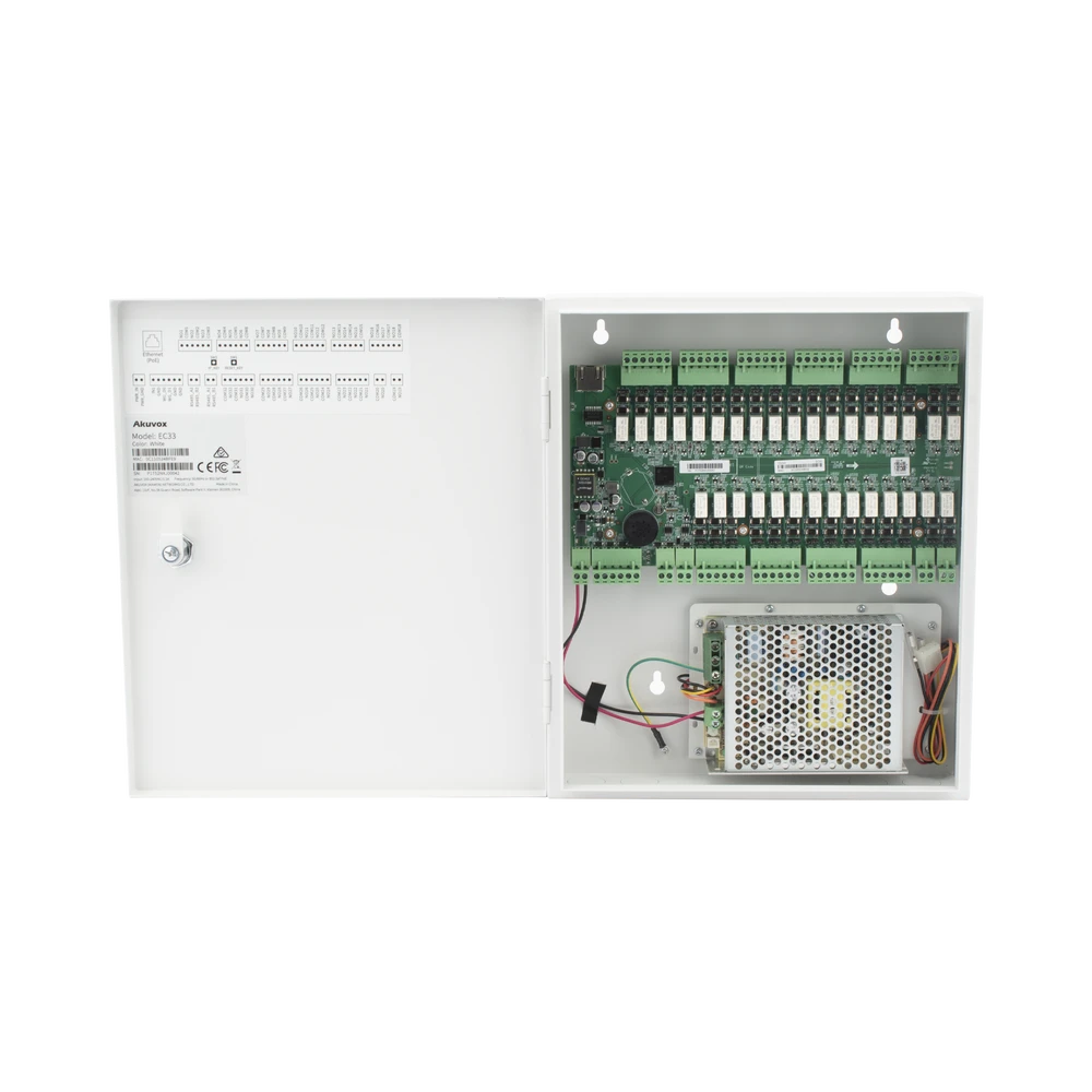 CONTROLADOR DE ELEVADOR IP PARA 32 PISOS / GESTIÓN 100% EN LA NUBE / INTERFAZ WEB / PASES TEMPORALES DESDE APP / ACTIVACIÓN DE PISOS DESDE APP/ WIEGAND / POE / 20,000 TARJETAS /100,000 EVENTOS / COMPATIBLE CON VIDEOPORTEROS AKUVOX-AKUVOX-Bsai Seguridad & Controles