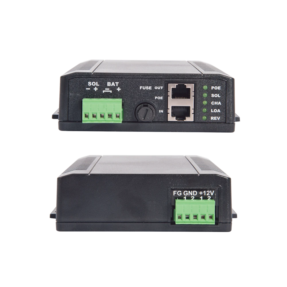 CONTROLADOR SOLAR CON POE 12 VCD, SALIDA POE 24 VCD, SALIDA AUXILIAR 12 VCD. TOLERA MÁXIMO 7.5 AMP. DE ENTRADA O UN PANEL FOTOVOLTAICO DE 125 WATT-Controladores de Carga-TYCON POWER PRODUCTS-Bsai Seguridad & Controles