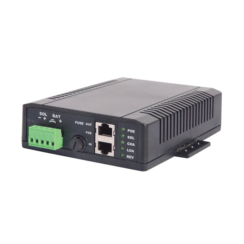 CONTROLADOR SOLAR CON POE 12 VCD, SALIDA POE 48 VCD, SALIDA AUXILIAR 12 VCD-Controladores de Carga-TYCON POWER PRODUCTS-Bsai Seguridad & Controles