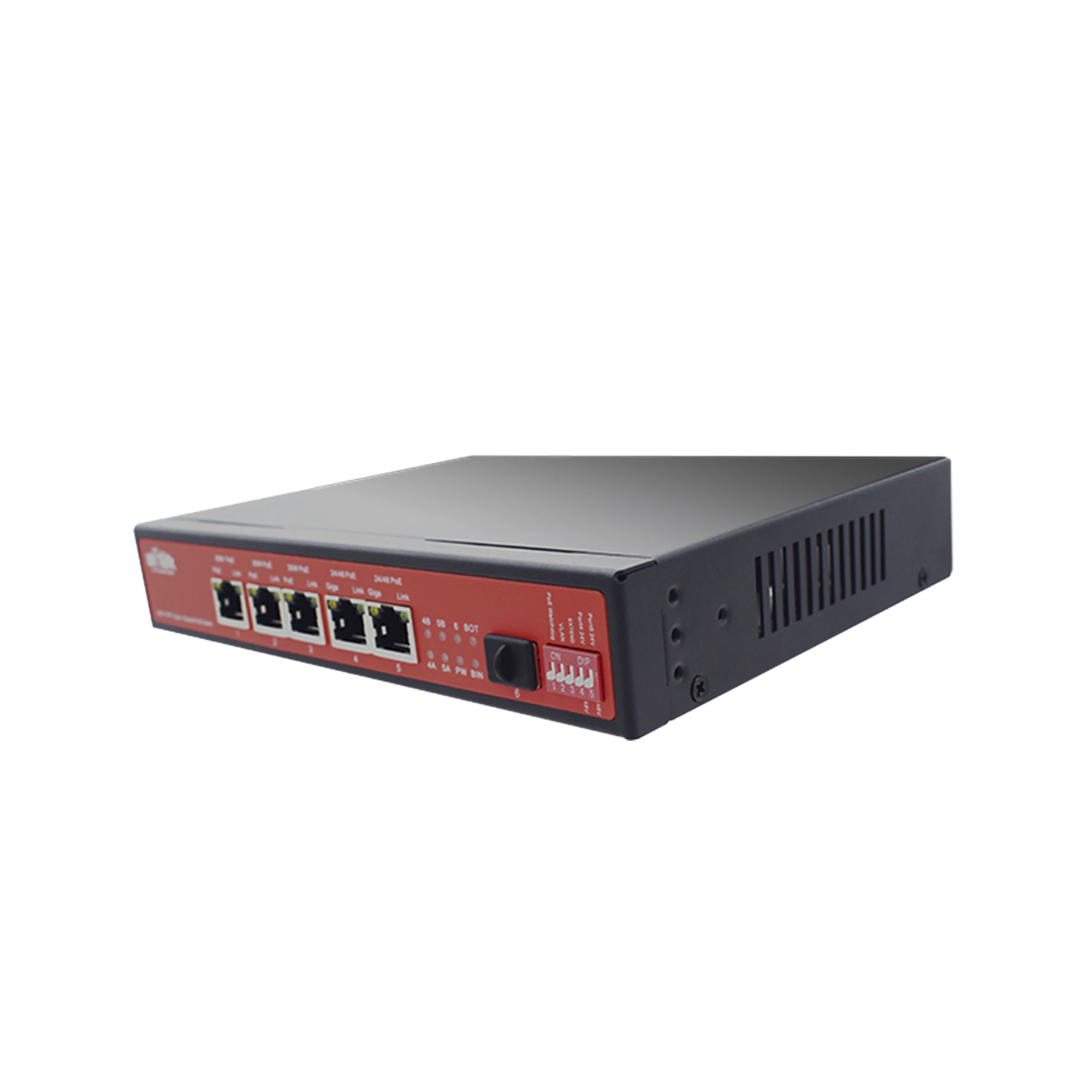 CONTROLADOR SOLAR DE 15A CON SWITCH POE / 1 PUERTOS GIGABIT POE 802.3 BT / 2 PUERTOS POE 802.3 AF/AT / 2 PUERTOS POE PASIVO 24/48 VCC / 1 PUERTO SFP / NO ADMINISTRABLE-Energía Solar-WI-TEK-Bsai Seguridad & Controles