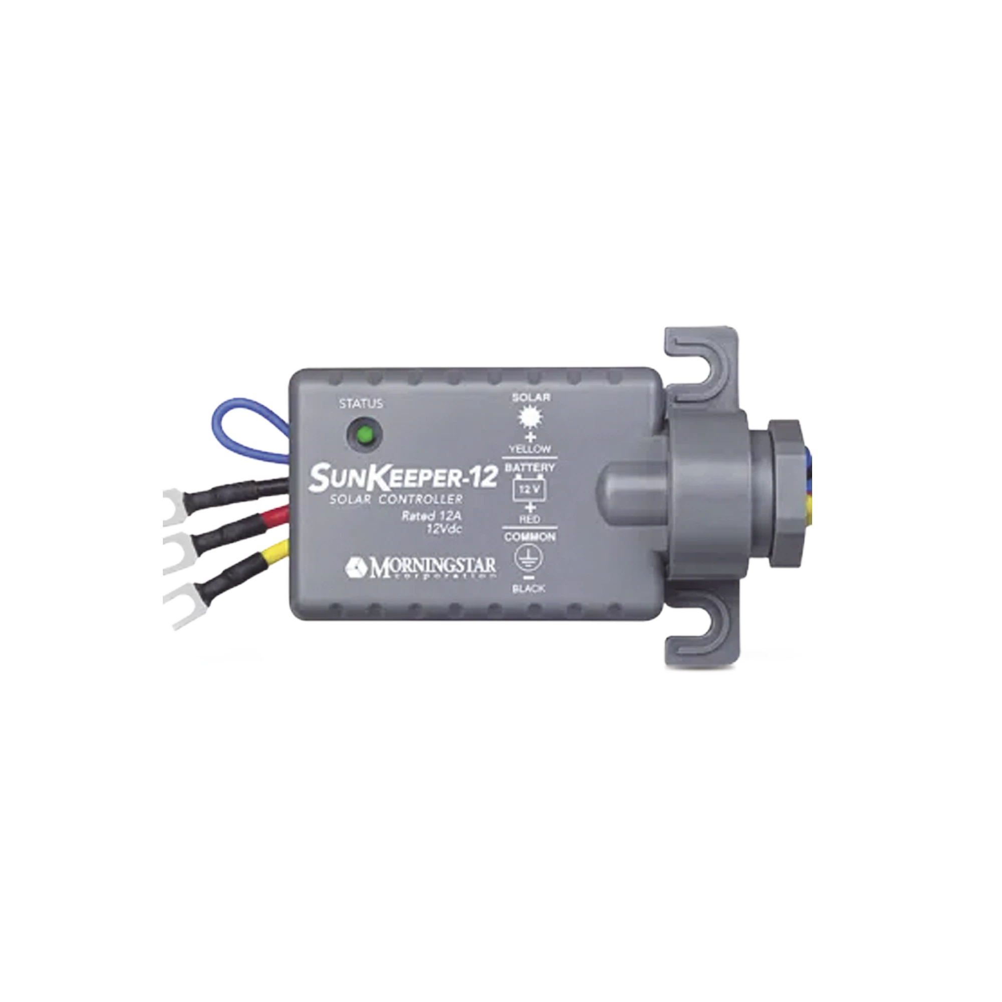 CONTROLADOR SOLAR DE CARGA 12V 12A.-Energía Solar-MORNINGSTAR-Bsai Seguridad & Controles