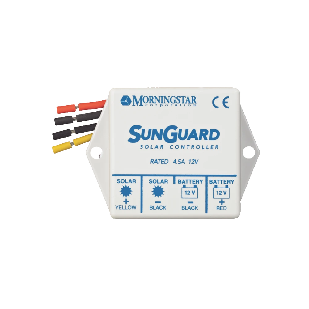 CONTROLADOR SOLAR DE CARGA 12V 4.5 A-Controladores de Carga-MORNINGSTAR-Bsai Seguridad & Controles