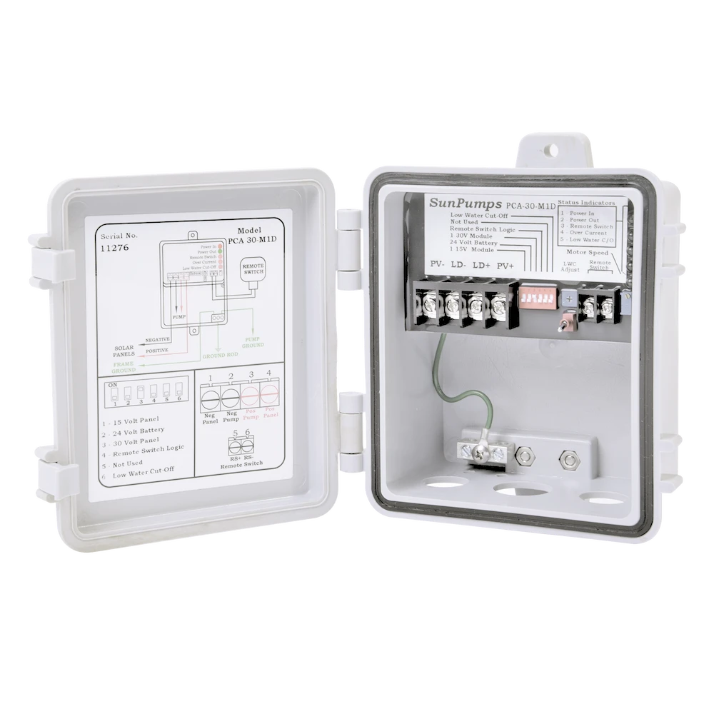 CONTROLADOR SOLAR PARA BOMBA SUMERGIBLE SERIE SDS-T, SDS-Q, SDS-D-Energía Solar y Eólica-SUN PUMPS-Bsai Seguridad & Controles