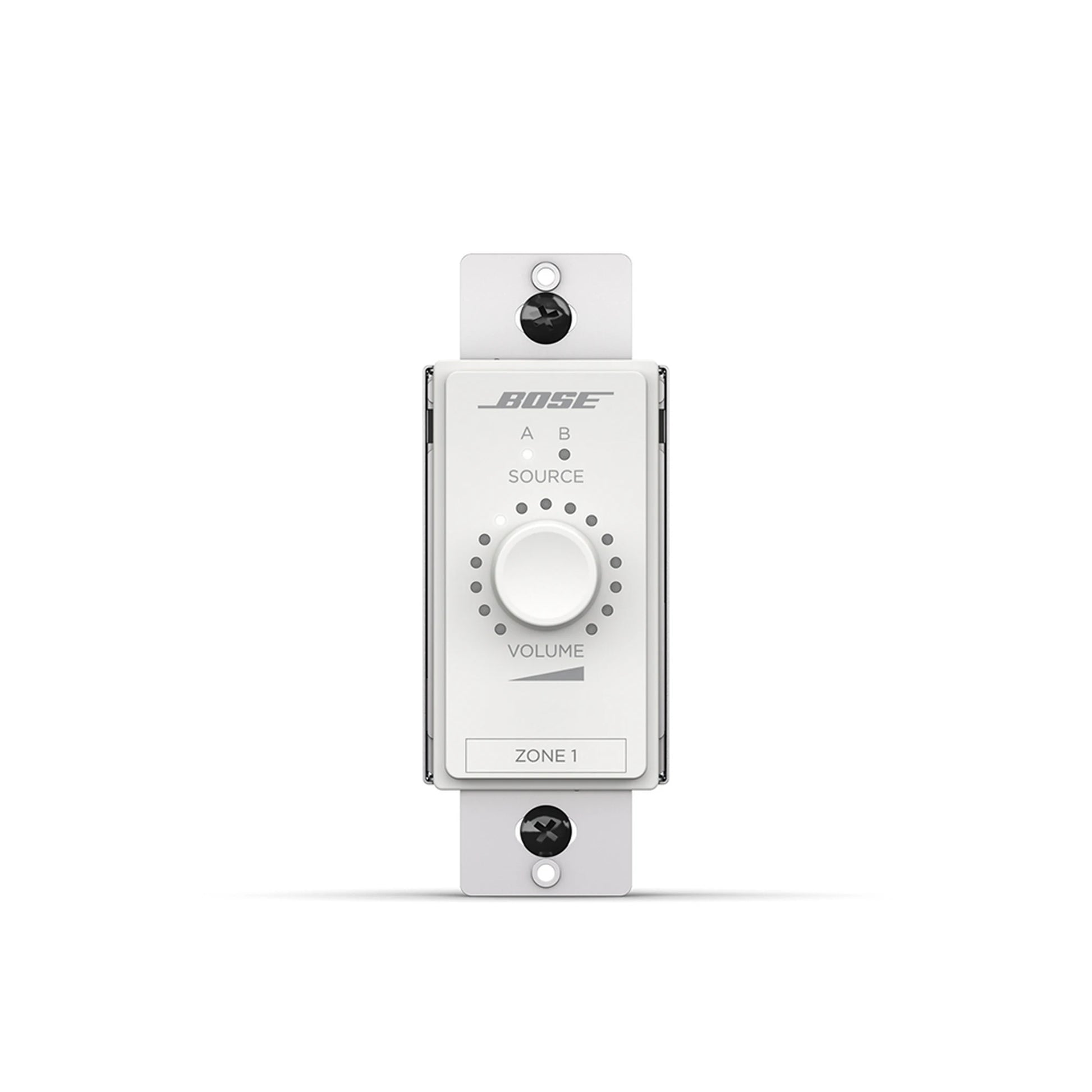 CONTROLCENTER CONTROLADOR DE VOLUMEN Y SELECCION DE FUENTE (A/B) DE ZONA DIGITAL | BLANCO-Audio residencial/Comercial-BOSE PROFESSIONAL-CC2-DW-Bsai Seguridad & Controles