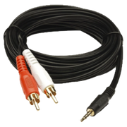 CONVERTIDOR 3.5MM ESTÉREO A 2 RCA MACHO 1.83M, PARA APLICACIONES DE AUDIO, COMPATIBLE CON AMPLIFICADORES VSSL Y EPCOM PROAUDIO-Megafonia y Audioevacuacion-EPCOM PROAUDIO-Bsai Seguridad & Controles