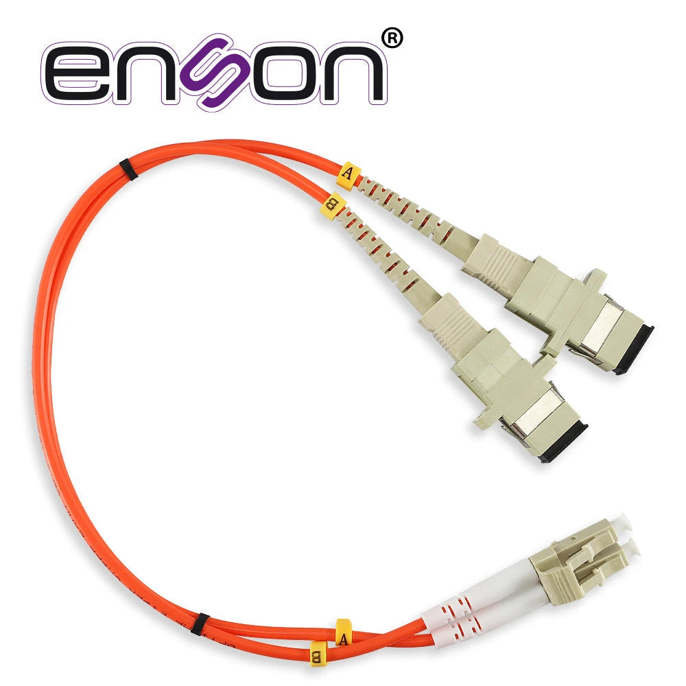 CONVERTIDOR FIBRA OPTICA DUPLEXDC SC A LC -MULTIMODO PARSC A FUENTES FIBRA POFIBRAR Y SISTEMAS FIBRA OPTICA-Cable de Fibra Optica-ENSON-Bsai Seguridad & Controles