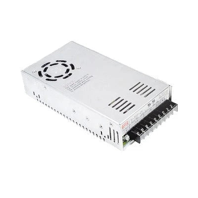 CONVERTIDOR INDUSTRIAL DE CD A CD / 19 A 36 VCC DE ENTRADA / 12 VCC 27.5 A DE SALIDA-Fuentes de Poder-MEANWELL-Bsai Seguridad & Controles