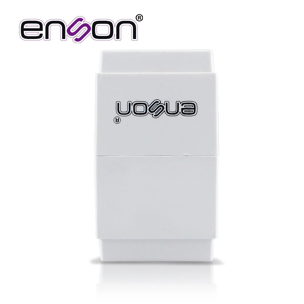 COPLE RJ45 ENSON EPRO-COP6 HEMBRA-HEMBRA CAT6 IDEAL PARA UNIR DE DOS SEGMENTOS DE CABLE UTP YA TERMINADOS-Canalizacion-ENSON-Bsai Seguridad & Controles