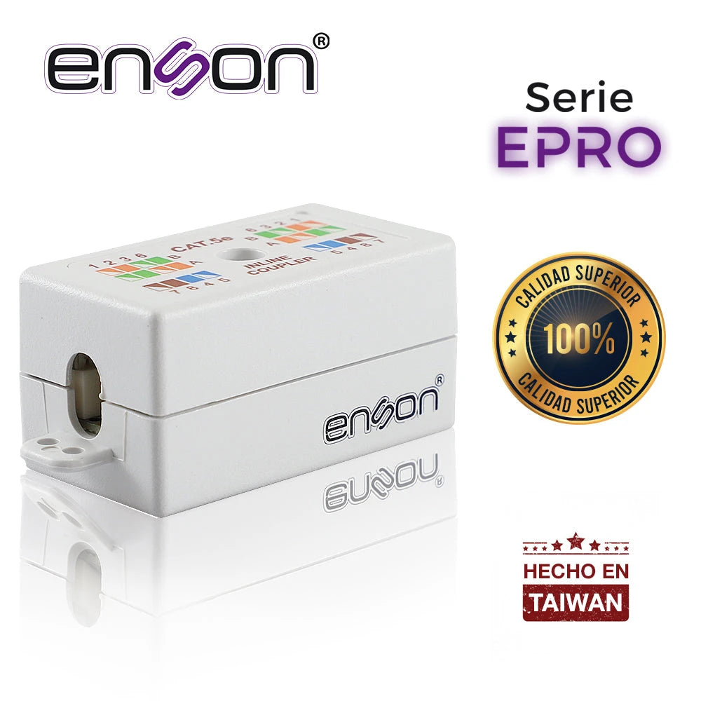 COPLE UTP ENSON EPRO-INCOP5E HILO A HILO CAT5E IDEAL PARA UNIR DE DOS SEGMENTOS DE CABLE UTP SIN TERMINAR, REQUIERE REMATADORA-Canalizacion-ENSON-Bsai Seguridad & Controles