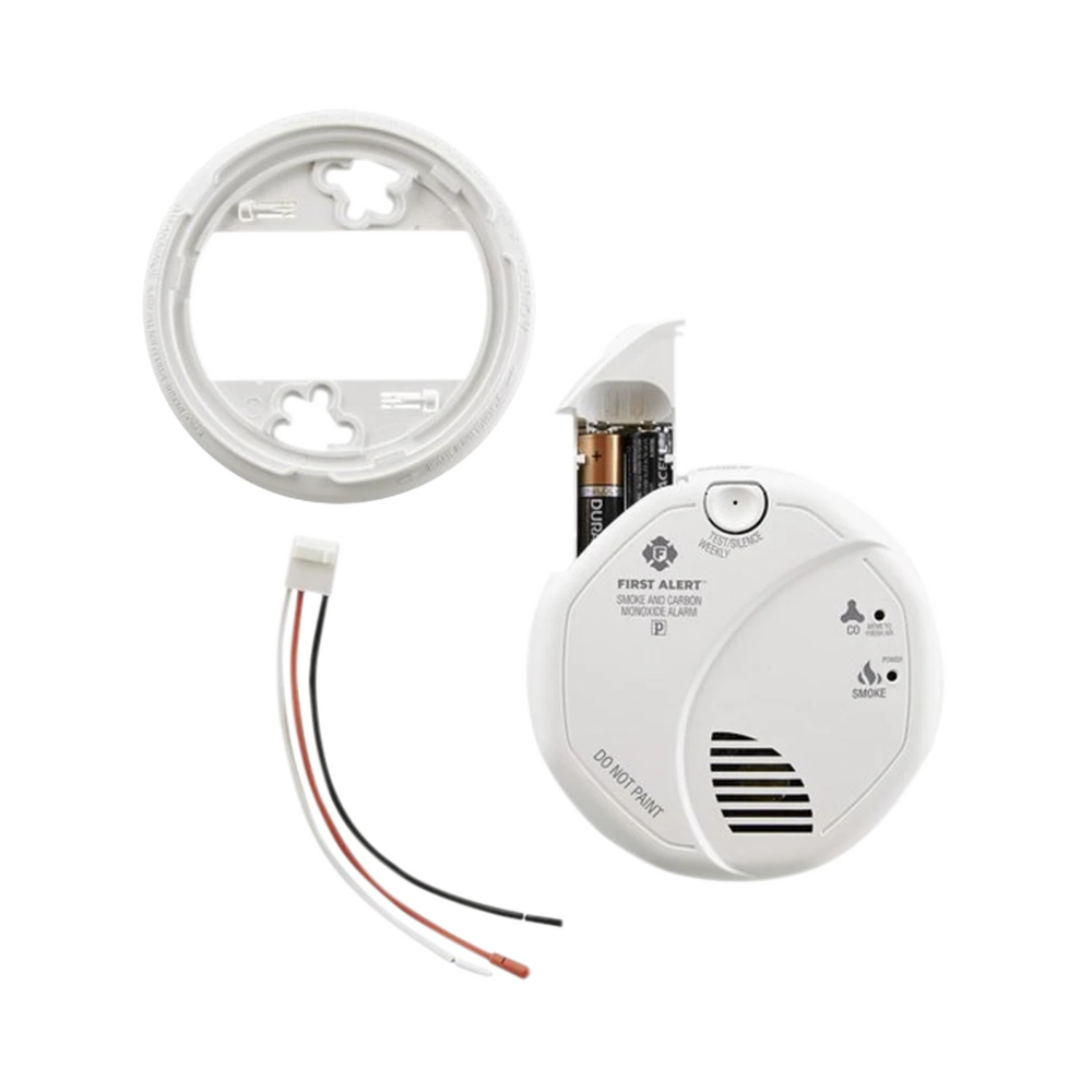 DETECTOR COMBO DE HUMO/CO, 120 VCA, NO REQUIERE PANEL, CON BATERÍA DE RESPALDO, SENSOR INTELIGENTE DE FALSAS ALARMAS-Detectores de Incendio y Gases-FIRST ALERT-Bsai Seguridad & Controles