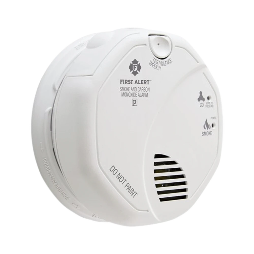 DETECTOR COMBO DE HUMO/CO, 120 VCA, NO REQUIERE PANEL, CON BATERÍA DE RESPALDO, SENSOR INTELIGENTE DE FALSAS ALARMAS-Detectores de Incendio y Gases-FIRST ALERT-Bsai Seguridad & Controles