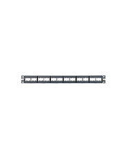 PANDUIT CPP24WBLY PANEL DE PARCHEO MINI-COM, 24 PUERTOS, 1 UR VACÍO (SIN CONECTORES) SIN BLINDAJE-Patch Panel-PANDUIT-Bsai Seguridad & Controles