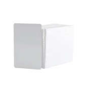 PAQUETE DE 500 TARJETAS ULTRACARD 10 MIL ADHESIVAS IMPRIMIBLES POR UN SÓLO LADO / PARA PEGAR SOBRE TARJETAS/ CR80-Credencialización-HID-Bsai Seguridad & Controles