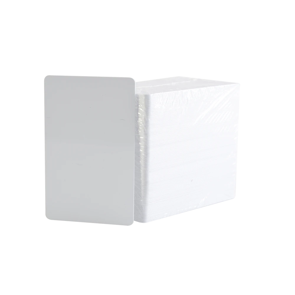 PAQUETE DE 500 TARJETAS ULTRACARD 10 MIL ADHESIVAS IMPRIMIBLES POR UN SÓLO LADO / PARA PEGAR SOBRE TARJETAS/ CR80-Credencialización-HID-Bsai Seguridad & Controles