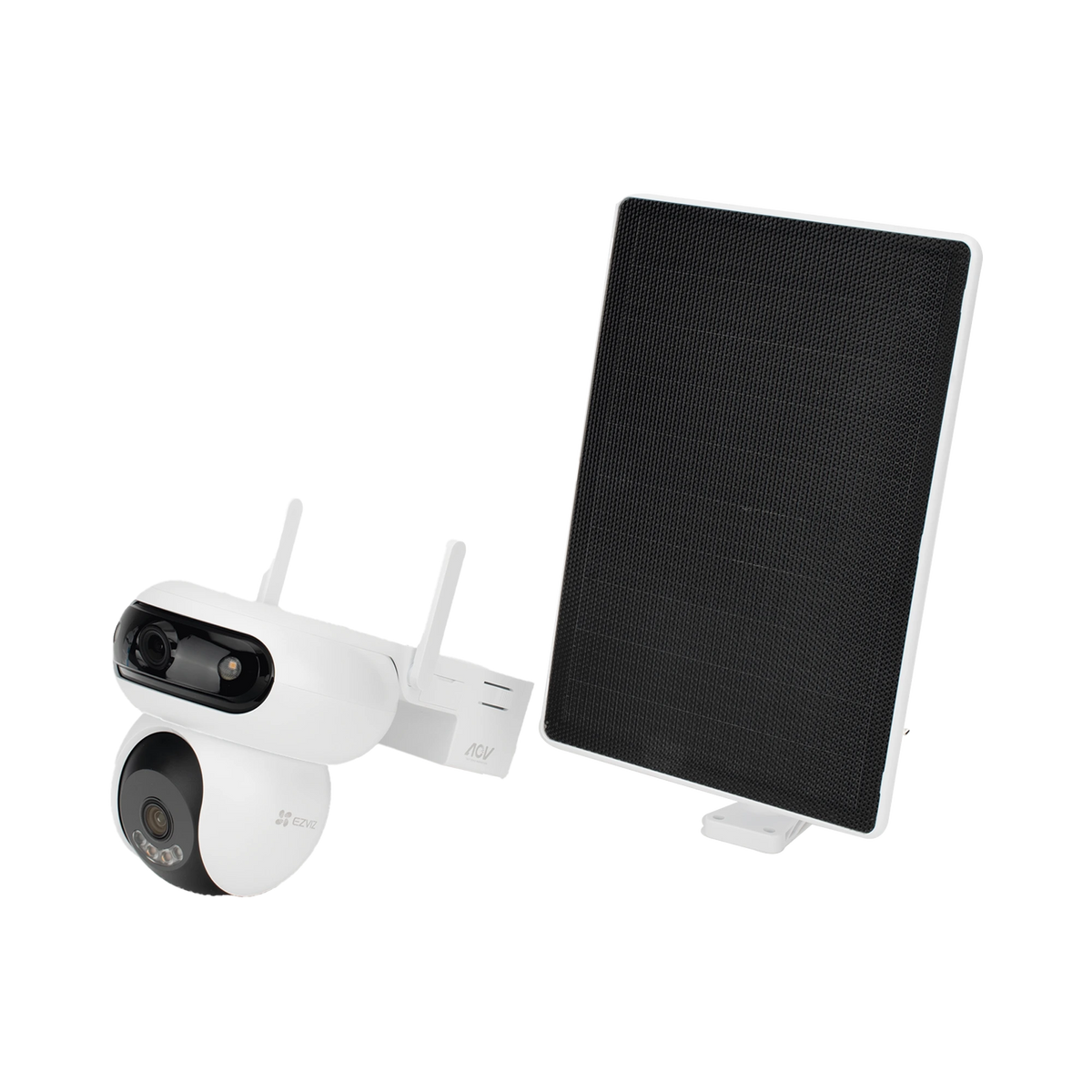 KIT INCLUYE CÁMARA WI-FI 6 + 4G LTE CON PANEL SOLAR / DOBLE LENTE (4MP+4MP) / VISIÓN NOCTURNA COLORFULL / BATERÍA 10,400 MAH /  / IP65 EXTERIOR / IA DETECCIÓN HUMANA Y VEHICULAR / AUDIO BIDIRECCIONAL