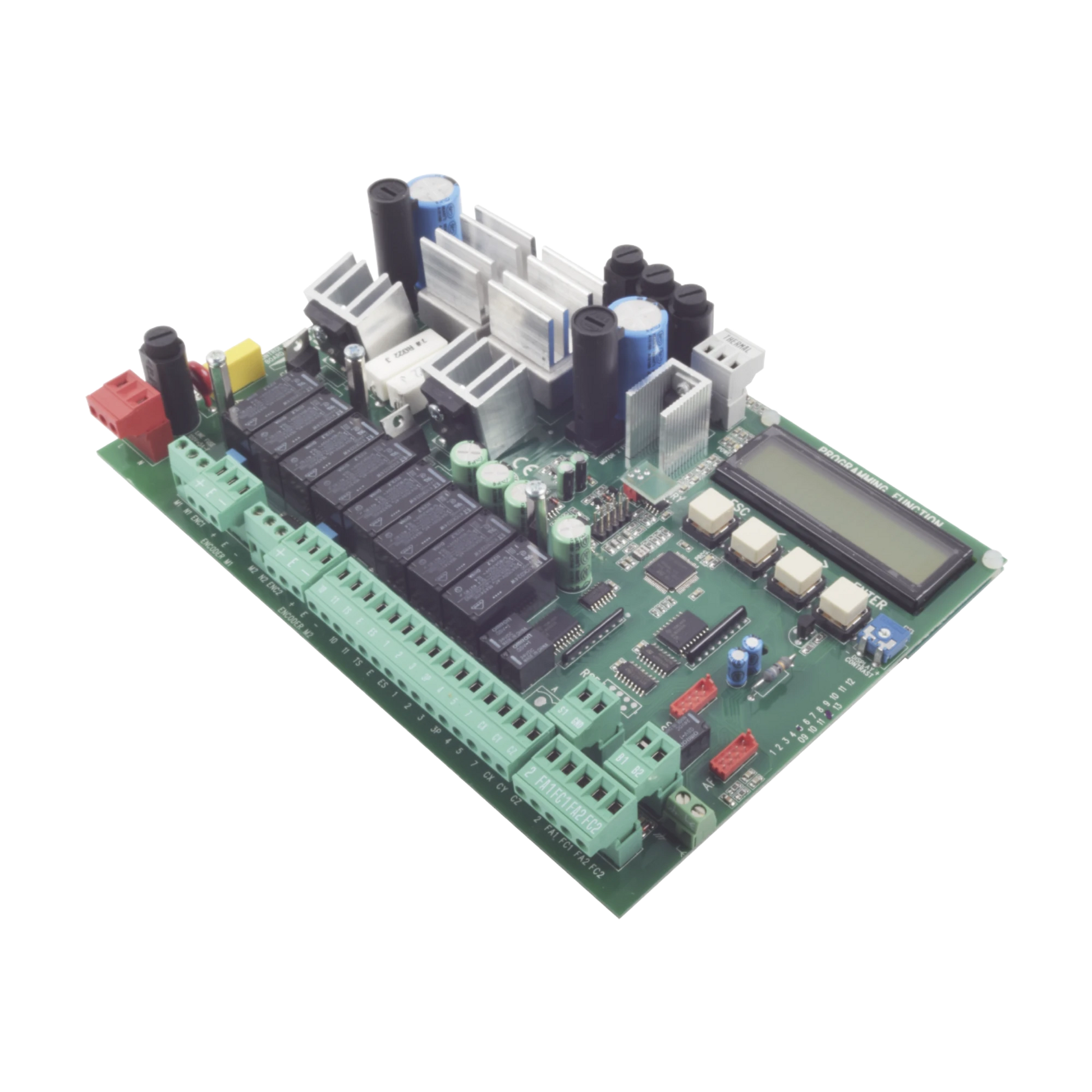 CUADRO DE MANDO MULTIFUNCIONAL PARA MOTORES DE DOS HOJAS ABATIBLES CON DECODIFICACIÓN RADIO INCORPORADA-Acceso Vehicular-CAME-Bsai Seguridad & Controles