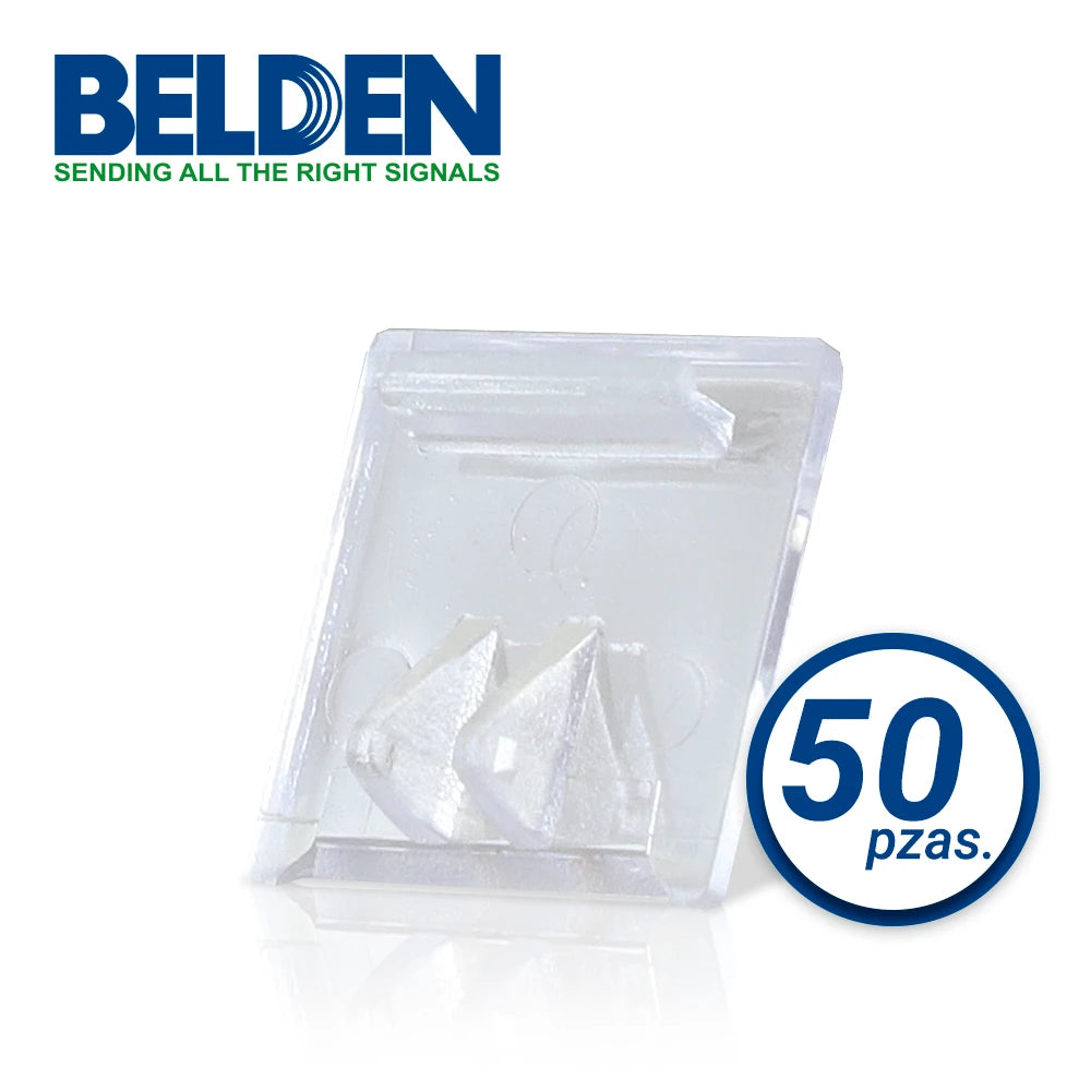 CUBIERTA ANTIPOLVO PARA JACK MODULAR BELDEN AX101790 TRANSPARENTE 50 PZA-Canalizacion-BELDEN-Bsai Seguridad & Controles
