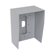 CUBIERTA INDUSTRIAL PARA MONTAJE DE PORTEROS IP FANVIL Y GRANDSTREAM, PINTURA ELECTROSTÁTICA COLOR GRIS.-Videoporteros e Interfonos-EPCOM INDUSTRIAL-Bsai Seguridad & Controles