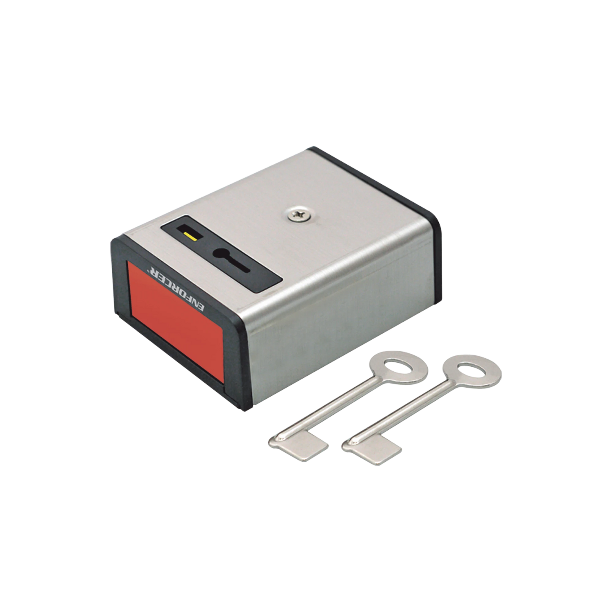 BOTÓN DE PÁNICO ENCLAVADO / RESTABLECIMIENTO MANUAL CON LLAVE / NORMALMENTE CERRADO / CUBIERTA METÁLICA-Accesorios Control de Acceso-ENFORCER SECOLARM-Bsai Seguridad & Controles