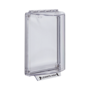 CUBIERTA UNIVERSAL TRANSPARENTE CON ESPACIADOR, TEXTO EN ESPAÑOL (LEVANTE AQUI)-Dispositivos Convencionales-STI-Bsai Seguridad & Controles