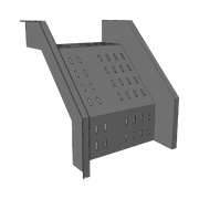 CURVA VERTICAL EXTERIOR PARA FONDO PERFORADO 4 X 4 PERFIL Z-Charolas Tipo Malla-CHAROFIL-Bsai Seguridad & Controles