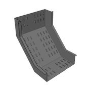 CURVA VERTICAL INTERIOR PARA FONDO PERFORADO DE 4 X 4 PERFIL Z-Charolas Tipo Malla-CHAROFIL-Bsai Seguridad & Controles