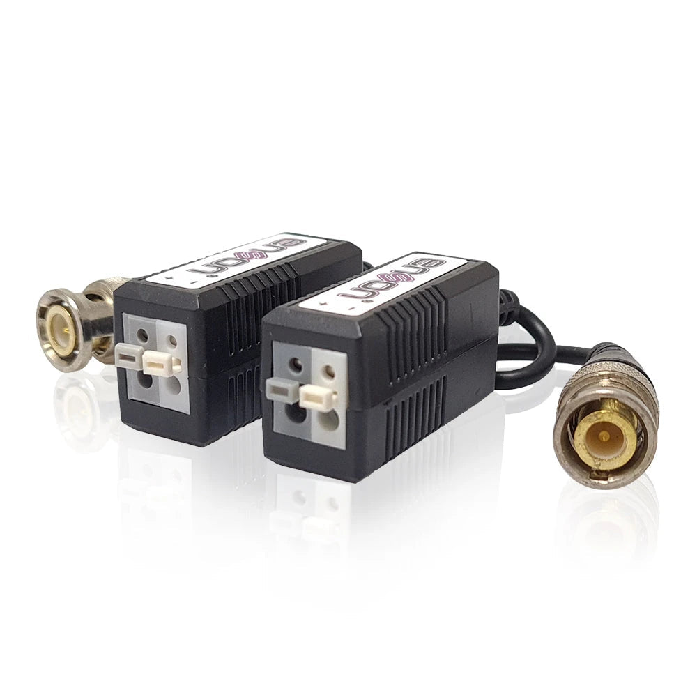 TRANSCEPTORES HD 2MP ENSON ENS-VT100 AHD/TVI/CVI PUSH-IN CON CONECTOR, AISLADOR DE RUIDO Y PROTECTOR DE VOLTAJE. CONECTOR 100% COBRE-Accesorios Videovigilancia-ENSON-Bsai Seguridad & Controles