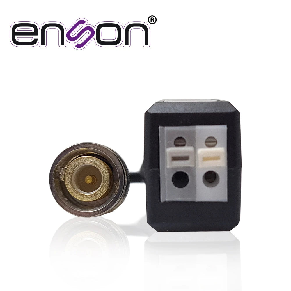 TRANSCEPTORES HD 2MP ENSON ENS-VT100 AHD/TVI/CVI PUSH-IN CON CONECTOR, AISLADOR DE RUIDO Y PROTECTOR DE VOLTAJE. CONECTOR 100% COBRE-Accesorios Videovigilancia-ENSON-Bsai Seguridad & Controles