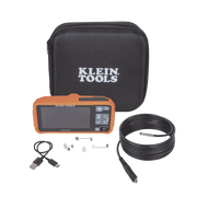 CÁMARA BOROSCOPIO DE INSPECCIÓN 5.5MM 720P USB-C, LCD 4.3" COLOR, CUELLO DE CISNE NYLON DE 10' (3M) CON IMÁN, ESPEJO, 6 LED´S. BATERÍA IO-LI RECARGABLE. IDEAL EN ELECTRICIDAD, HVAC, PLOMERÍA Y AVIACIÓN-Herramientas-KLEIN TOOLS-ET17-Bsai Seguridad & Controles